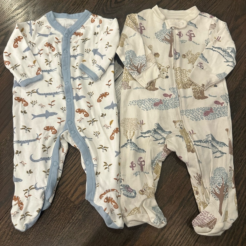 3 Month Little Planet Footies